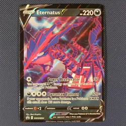 Eternatus V SWSH064 - SWSH Black Star - Promo Holo Pokemon Card - M / NM - Image 1