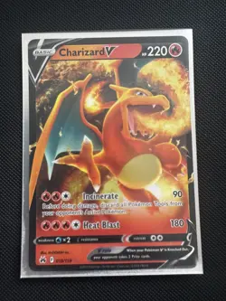 Charizard V 018/159 Crown Zenith Ultra Rare Pokemon TCG - Image 1