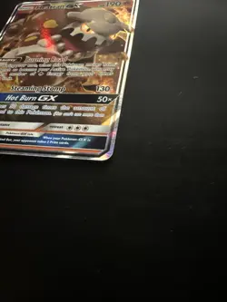 Pokemon TCG Heatran GX Unified Minds Holo Ultra Rare Card 25/236 - Image 2
