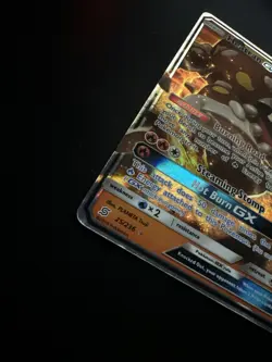 Pokemon TCG Heatran GX Unified Minds Holo Ultra Rare Card 25/236 - Image 5