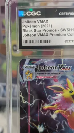 Pokemon Jolteon VMAX SWSH184 Black Star Promo Holo (2021) Near Mint+ 7.5 - Image 2