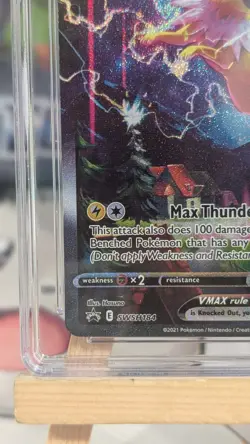 Pokemon Jolteon VMAX SWSH184 Black Star Promo Holo (2021) Near Mint+ 7.5 - Image 4