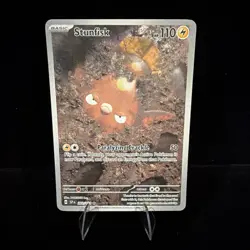 Stunfisk 202/191 Pokemon TCG Surging Sparks Illustration Rare NM - Image 1