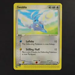 Swablu 75/97 EX Dragon Pokemon TCG VG Condition - Image 1