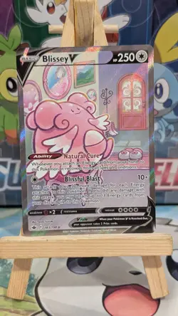 Pokemon Blissey V 183/198 Chilling Reign Ultra Rare Full Art Holo 250 HP English - Image 1