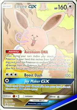Damaged Eevee GX - SM233 - SM Black Star Promo Pokemon SM Promos - Image 1
