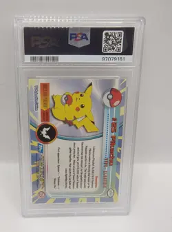 1999 Topps Pokemon TV #25 PIKACHU PSA 9 Mint - Image 3