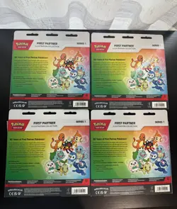 LOT OF 4 Pokemon TCG First Partner Illustration Collection Series 1 Sealed 🔥 🔥 - Image 2