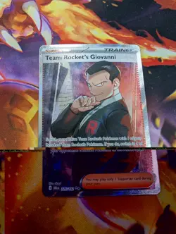 Pokemon Team Rocket's Giovanni 225/182 SV10: Destined Rivals Ultra Rare - Image 1