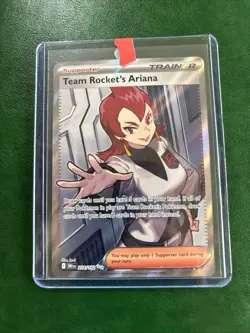 Pokemon TCG Team Rocket’s Ariana 224/182 Full Art Ultra Rare Destined Rivals - Image 3