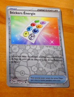 POKEMON 151 CARD REVERSE HOLO CARTE FRANCAISE 159/165 MEW EV3.5 FR MINT - Image 1