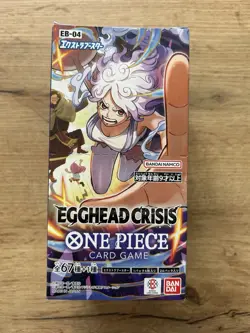 DISPLAY BOX ONE PIECE CARD GAME EXTRA BOOSTER EGGHEAD CRISIS EB-04. SEALED - Image 2