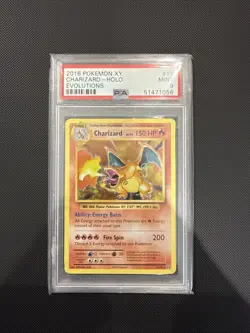 Pokemon TCG XY Evolutions Charizard Holo Rare Card 11/108 PSA 9 - Image 1