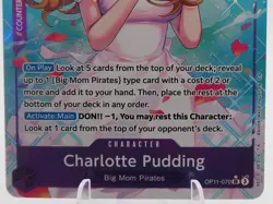 Charlotte Pudding - OP11-070 - Alternate Art - SR - English One Piece Card Game - Image 2
