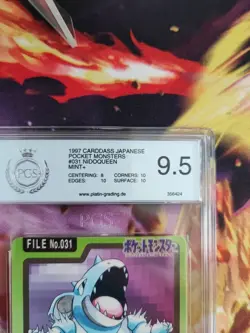 Pokemon Card Nidoqueen Pocket Monsters Carddass 1997 Japanese PGS PSA 9.5 Bandai - Image 4