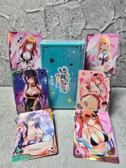 Goddess Story Display Girl Party + Eve Waifu Full Art Holo Waifu Box Anime Card - Image 1