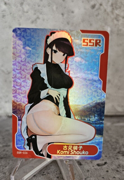 Komi Shouko Goddess Story Trading Card Waifu Field Center holographic Senpai SSR - Image 1