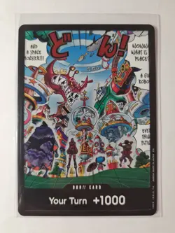 One Piece DON!! Card · Your Turn +1000 · Vegapunk Design · Englisch · NM - Image 1