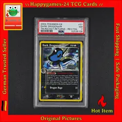 PSA 7 - Dark Dragonair Pokemon Karte 31/109 Reverse EX Team Rocket Returns /V29 - Image 1