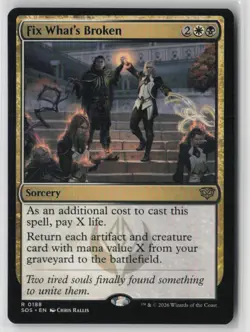 Fix What's Broken 188 Rare Secrets of Strixhaven Near Mint - Image 1