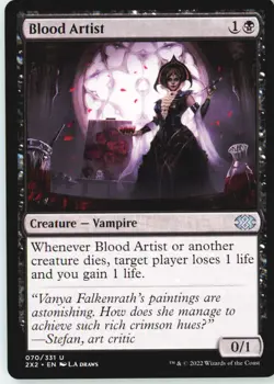 Blood Artist 70 Uncommon Double Masters 2022 Near Mint - Image 2