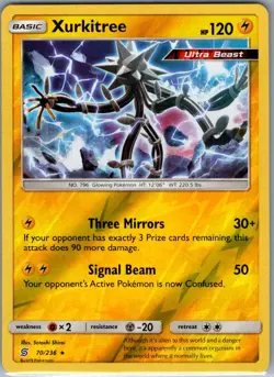 Xurkitree 70/236 Reverse Holo SM - Unified Minds - Pokemon Card - NM - Image 1