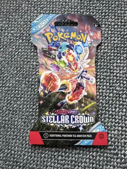Pokemon - Stellar Crown Sleeved Booster Pack - Image 1