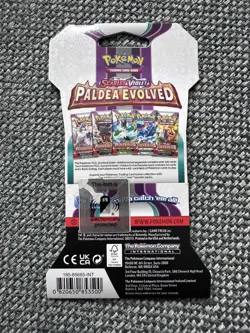 Pokemon Paldea Evolved Sleeved Booster Pack - Sealed New - Image 2