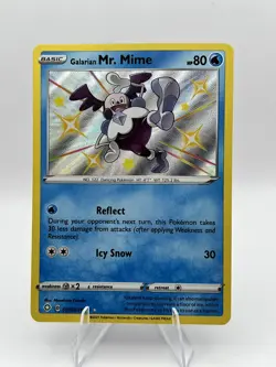 Galarian Mr. Mime SV020/SV122 Shining Fates: Shiny Vault Holo Pokemon - Image 1