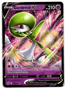 Gardevoir V 016/073 - 🌊 Champion's Path V Rare Pokemon TCG Holo 🖤 - LP - Image 1