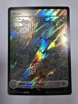 Plains (0713) (Surge Foil) Universes Beyond: the Lord of the Rings Mtg - Image 1