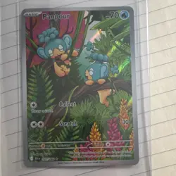 Pokemon Panpour 101/086 Sv: Black Bolt Illustration Rare Holo 70 HP Eng - Image 1