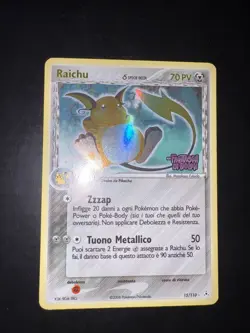 Carta Pokemon - Raichu - 15/110 - EX Fantasmi di Holon - Holo - Ita STAMPED - Image 1