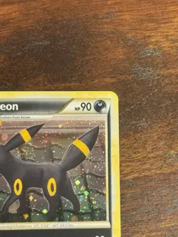 Umbreon 10/90 HP Undaunted Holo Rare Pokemon TCG Card 2010 - PERFECT SWIRL - Image 3