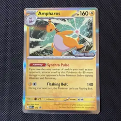 Pokemon TCG - Ampharos - MEP 075 - Mega Evolution - Chaos Rising - Promo - Image 1