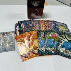 Topps Pokemon TV Animation Edition Series 1 Complete Set 90/90 Mostly Blue Label - Image 1