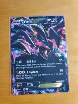 Pokemon TCG Yveltal EX Ultra Rare Holo Card 79/146 XY Base Set - Image 1