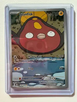 Pokemon TCG White Flare Stunfisk Illustration Rare Card 118/086 - Image 1
