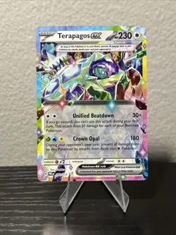 Terapagos EX 092/131 Prismatic Evolutions Double Rare Pokemon TCG - Image 1