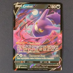 Crobat V SWSH110 - SWSH Black Star - Promo Holo Pokemon Card - M / NM - Image 1