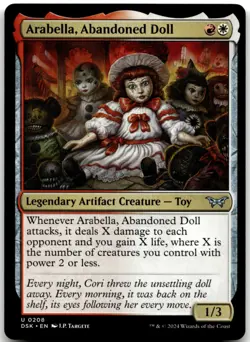 MTG Arabella, Abandoned Doll U Duskmourn: House of Horror 208 LP - Image 1