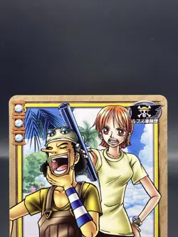 Nami & Usopp One Piece Card Game Japanese Vintage Foil Stamping Bandai ES-T03 - Image 2