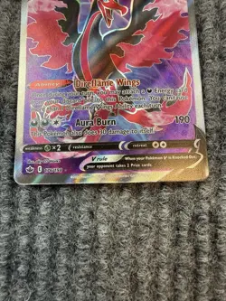 Galarian Moltres V 176/198 Ultra Rare Chilling Reign Pokemon Card - Image 2