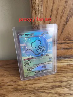 Mew ex SV: Paldean Fates 232/091 Full Art Holo Special Illustration Rare Card - Image 1