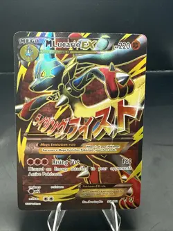 Pokemon TCG M Lucario EX 55a/111 Furious Fists Holo Full Art Ultra Rare Card - Image 3