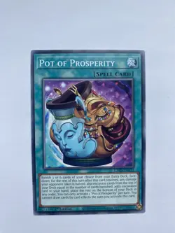 L26D-ENX22 POT OF PROSPERITY COMMON 1ST EDITION YuGiOh CARD - Image 1
