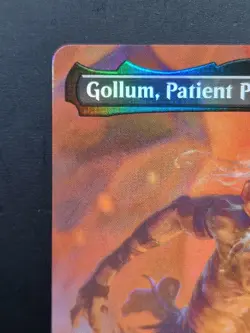 MTG - Gollum, Patient Plotter Foil Borderless Lord of the Rings Magic Near Mint - Image 2