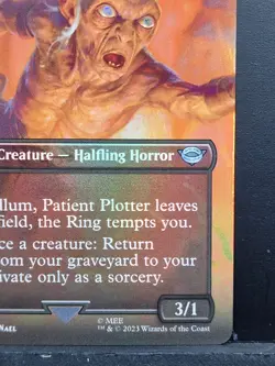 MTG - Gollum, Patient Plotter Foil Borderless Lord of the Rings Magic Near Mint - Image 5