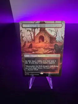 Blood Crypt (0349) (Borderless) (Foil) MTG Lorwyn Eclipsed - Image 1