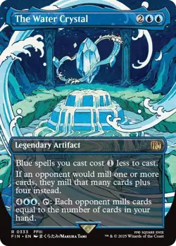 The Water Crystal (Borderless) - FOIL - 333 - FINAL FANTASY FIN - - Image 1